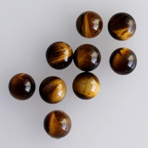<b>Tiger</b> <b>Eye</b> Cabochon Gemstone Natural 3MM To 25MM Round Shape Flat Back Smooth Loose Gemstones For Earrings <b>Rings</b> & Jewelry Making - Product Image 2