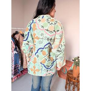 Veste en cuir matelassée réversible vintage pour femme, avec logo personnalisé, pour le printemps et l'automne, coupe courte - Product Image 6