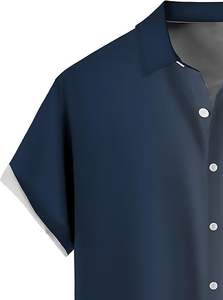 Venta al por Mayor de Nuevas Blusas Hawaianas de Verano para Hombre, Camisas con Estampado Playero de Secado Rápido, Tops de Manga Corta para Hombre - Product Image 4