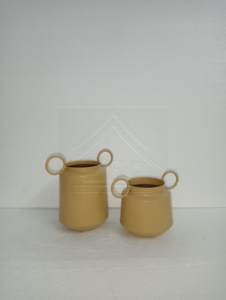 Florero de hierro de metal de primera calidad hecho a mano con diseño antiguo para una decoración elegante del hogar y elegantes arreglos florales para interiores - Product Image 3