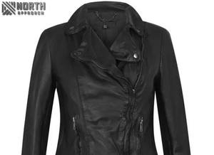 แจ็กเก็ตหนังแฟชั่นสำหรับผู้หญิงเสื้อแจ็คเก็ตหนังแกะสำหรับผู้หญิงแจ็คเก็ตหนังแฟชั่นสำหรับผู้หญิงกำหนดเองได้ - Product Image 5