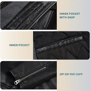 Nouveau 2025 Blouson aviateur en peau de mouton personnalisé de qualité unique Veste en cuir de haute qualité - Product Image 3