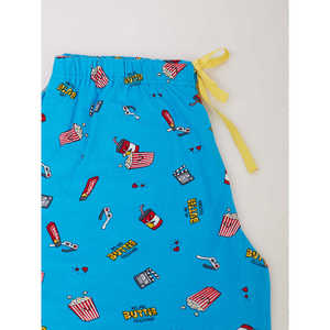 ชุดนอนลำลองผ้าฝ้ายสำหรับผู้หญิง Evolove ODM (ชุดสั้น) ผ้าถักเนื้อนุ่ม เอวยางยืด ติดกระดุม มีเชือกผูก ปรับแต่งได้สำหรับชุดอยู่บ้าน 2 ชิ้น - Product Image 2