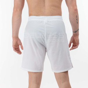 กางเกงขาสั้นผ้าฝ้ายลำลองสำหรับผู้ชายเอวยางยืดดีไซน์ใหม่ - Product Image 4