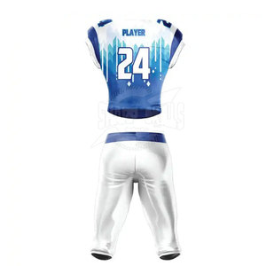 Uniforme de football américain pour hommes grande taille 2025, 100% polyester, personnalisable, confortable, respirant, fabriqué au Pakistan, style ensemble - Product Image 2