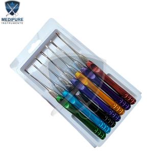 Juego de Cuchillos PDL de Nuevo Estilo |   Instrumentos Duraderos de Acero Inoxidable para Ligamentos Periodontales |   Kit de Extracción Dental y Cirugía Oral - Product Image 4