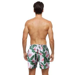 กางเกงว่ายน้ำขาสั้นแบบผูกเชือกสำหรับผู้ชายกางเกงขาสั้นแบบแห้งเร็วเป็นมิตรกับสิ่งแวดล้อม100% ใหม่คุณภาพสูงออกแบบได้ตามต้องการ - Product Image 4