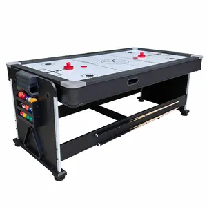 โต๊ะเกมส์อเนกประสงค์ 4 in 1 ขนาด 7 ฟุต แบบหมุนได้ สำหรับพูล สนุกเกอร์ บิลเลียด และปิงปอง จากโรงงาน - Product Image 3