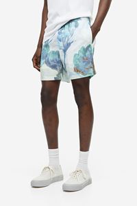 New Custom Wholesale Casual Fit Blank Fleece Shorts Side Pocket <b>Animal</b> Print Elastic Waist Anti-Wrinkle Quick Dry Breathable - Product Image 4