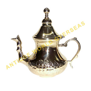 ชุดเครื่องชากาแฟทำจากโลหะโทนสีทองแนววินเทจเป็นมิตรต่อสิ่งแวดล้อม - Product Image 3