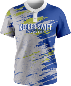 Nouveauté Vêtements de sport Nom personnalisé imprimé Tissu 100% polyester Meilleur prix Uniforme de softball - Product Image 1