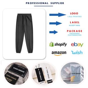 Joggers ajustados de moda para hombre Ropa informal cómoda de algodón con cierre de cintura elástica Venta caliente Ligero para la venta - Product Image 4