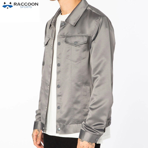 Meilleure taille veste en satin pour hommes résistant au soleil élégante nouveauté par raton laveur sport toile épaisse pour vêtements d'hiver - Product Image 2