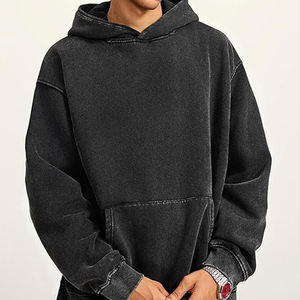 40oz 100% COTTON HEAVYWEIGHT HOODIE - VINTAGE HEAVYWEIGHT HOODIES - Product Image 4