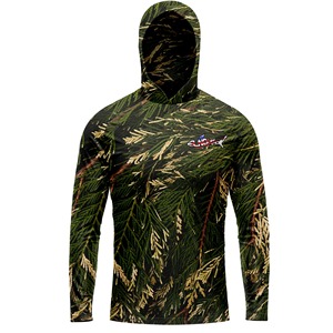 Sudadera con capucha de pesca con logotipo personalizado, impermeable, UPF50 +, protección solar, ropa de pesca, camisas de pesca de manga larga que absorben la humedad - Product Image 2