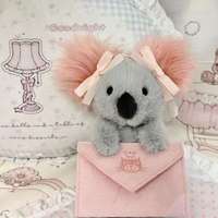 Peluche Koala Jelly Cat Super Douce au Toucher, Rembourrée en Coton PP, Cadeau d'Anniversaire Unisexe, Jouet pour Sac à Dos