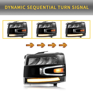 Faros delanteros LED completos VLAND para <span class=keywords><strong>Chevrolet</strong></span> Silverado 1500 2500HD 3500HD 2007-2013 - Product Image 3