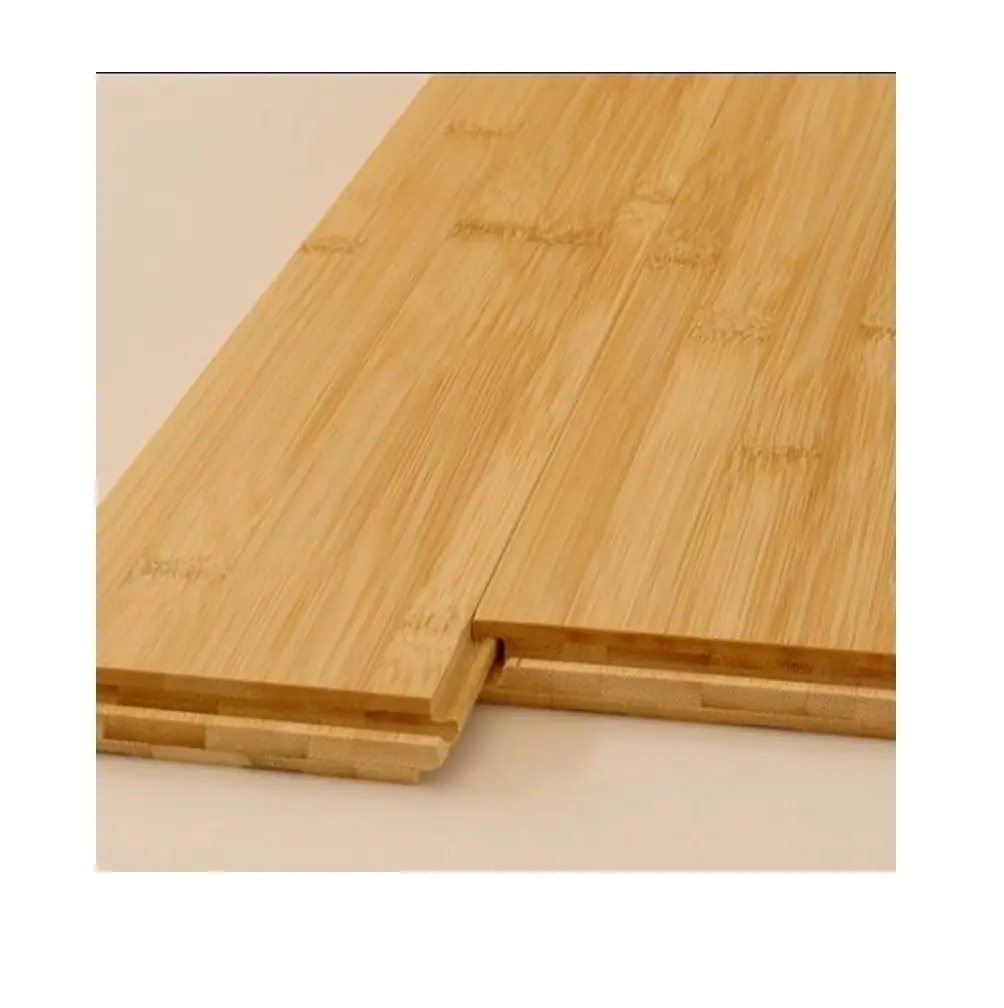 Harga bagus ECO Strand Woven bambu parket lantai, bambu Solid dalam ruangan menyatu klik bambu Decking Bambus