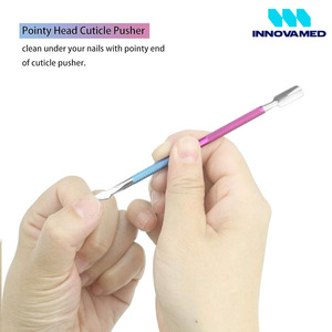 Cuchara Empujador de cutículas Limpiador Trimmer Manicura Pedicura Herramientas para el cuidado de las uñas Juego de 3 piezas POR INNOVAMED - Product Image 5