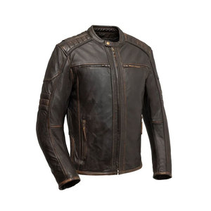 Nueva moda, chaqueta de cuero con logotipo personalizado, precio barato, chaqueta de invierno de cuero de nuevo diseño, chaqueta de cuero de alta calidad - Product Image 1