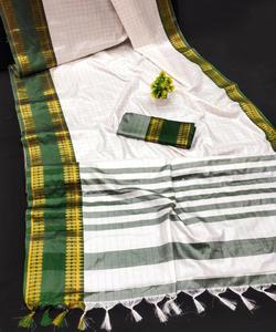 Elegante vestido de noche de satén con dobladillo estampado con volantes, ropa de fiesta moderna, Sari de gasa de red con detalles bordados Kurta - Product Image 5