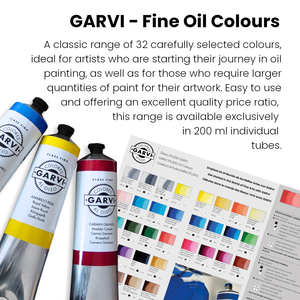 Pintura al Óleo Fina VIRIDIAN de GARVI, de Alta Calidad, Pigmentada en un Solo Color, 200 ml, para Arte, Manualidades, Lienzo y Papel - Product Image 2