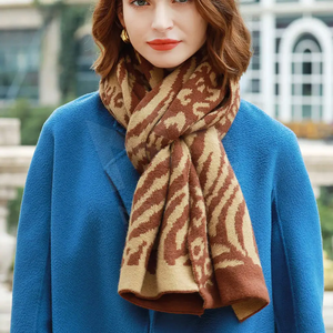 Automne hiver mode Style longue écharpe silencieux élégant imprimé cachemire écharpe pour les femmes - Product Image 5