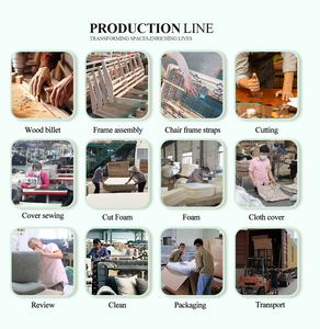 ชุดโซฟาห้องนั่งเล่นสุดหรู2ที่นั่งเฟอร์นิเจอร์สำหรับบ้านชุดโซฟาดีไซน์ทันสมัยจากจีน - Product Image 5