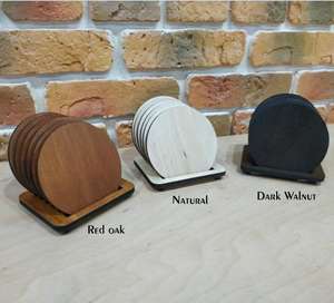 Sous-verre rond en bois de luxe vintage Style classique Meilleure qualité pour la cuisine Prix raisonnable - Product Image 6