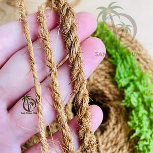 Fabricante DE FÁBRICA DE Vietnam de fibra de coco hecha a mano natural cuerda decorativa giro ecológico de alta calidad para manualidades DIY - Product Image 5