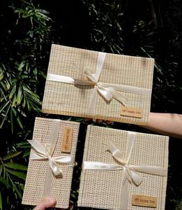 Caja Bento de bambú Caja de té de bambú Caja Bento tejida de bambú Producto vietnamita de alta calidad - Product Image 4