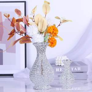 Jarrón de suelo de flores de aluminio niquelado, jarrón de Metal personalizado para mesa de cena, decoración superior, centros de mesa, decoración del hogar - Product Image 6