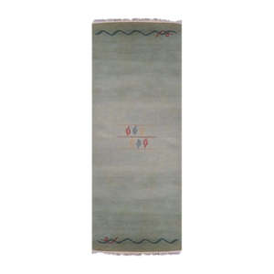 พรมแก๊บเบห์อินเดียทอมือแบบดั้งเดิม 1 ผืน ขนาด 8'11 x 2'5 - Product Image 1