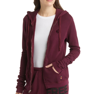 Plain Hoodie Fleece Zip-up Heavyweight Thick Winter mujeres moda sudaderas con capucha - Product Image 1