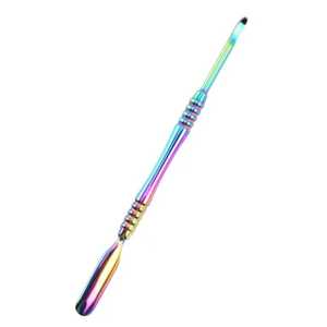 Profesional de acero inoxidable de doble extremo de doble cabeza de forma plana reutilizable antideslizante piel muerta empujador de cutículas removedor de uñas para - Product Image 4