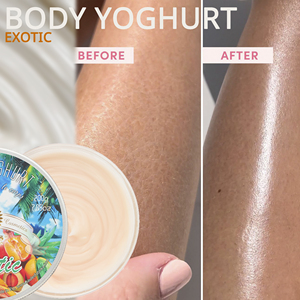 Crème hydratante pour le corps au yaourt exotique, soin nourrissant léger pour une peau douce, lisse et soyeuse, hydratant corporel premium - Product Image 4