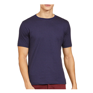 Vente en gros de t-shirts pour hommes à col en V, en satin 100% coton, imprimés, de haute qualité, nouvelle conception, grande taille, pour l'été - Product Image 3