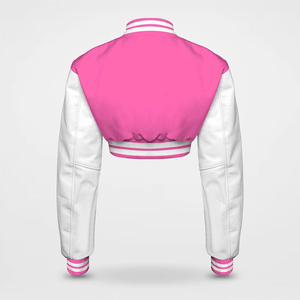 Chaquetas Varsity Cortas para Mujer de Alta Calidad al por Mayor de Fábrica, Mangas Largas, Transpirables, de Algodón, Resistentes al Viento, las Mejores Chaquetas de Béisbol para - Product Image 2