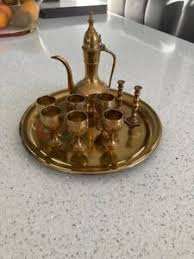 Antique Style Brass <b>Wine</b> <b>Goblet</b> Handmade Engraved Chalice Metal Cup Vintage Drinking Glass Barware Wedding Gift Elegant Decor - Product Image 4