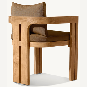 Chaise simple en teck en vente chaude, style moderne, adaptée à l'extérieur, avec des pieds solides et durables - Product Image 6