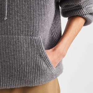 Sweat à capuche personnalisé pour hommes Plus XL Heavyweight 100% coton Long Drop Shoulder Sweatshirt High Embroidered Puff Techniques Solid Print - Product Image 3