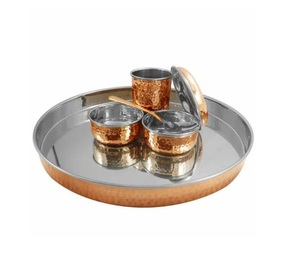 ชุดภาชนะอาหารสแตนเลสสตีลและทองแดงคุณภาพดีสำหรับร้านอาหาร - Product Image 3