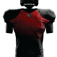 Uniforme de Fútbol Americano Personalizado, Pantalones de Jersey Transpirables con Cintura Elástica y Absorción de Humedad, Nombre del Equipo Personalizado en la Parte Delantera, 100%