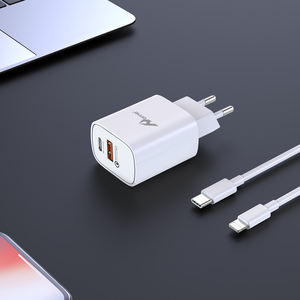 GAN PD 20W USB y cable tipo C 6A Transferencia de datos de carga rápida Micro-USB a tipo C Longitud de 10 pies Blanco DE LA TC-135-IP - Product Image 5