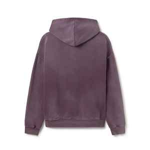 Sweat-shirt à capuche surdimensionné d'hiver en gros, poche kangourou, unisexe, imprimé personnalisé, 100% coton, molleton lourd et doux - Product Image 2