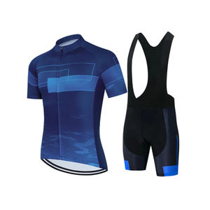 Jersey de ciclismo transpirable de diseño sublimado de alta calidad y conjunto corto de babero cantidad de sublimación camisas personalizadas Anti estilo - Product Image 3