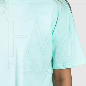 เสื้อยืดคอกลมผ้าฝ้าย100% สำหรับผู้หญิงแห้งเร็วพร้อมผ้าปรับแต่งได้ไซส์พิเศษ - Product Image 4