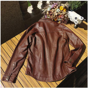 แจ็กเก็ตหนังแกะสำหรับผู้ชายสามารถปรับแต่งได้ตามขนาด - Product Image 3