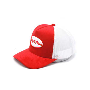 Casquettes de baseball en maille de camionneur avec broderie personnalisée de haute qualité, concevez votre propre logo, vente en gros de casquettes de camionneur en velours - Product Image 6