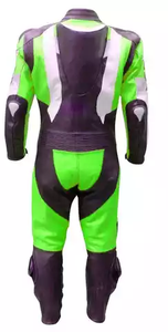 Combinaison de course de qualité personnalisée Combinaison de protection pour moto en cuir Vêtements de sport respirants avec logo personnalisé Combinaison une pièce pour hommes - Product Image 2